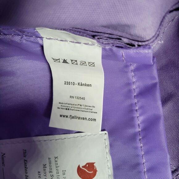 Fjallraven Kanken Mini Backpack Purple Classic Outdoor Hiking Gorpcore Cargo - Picture 12 of 15